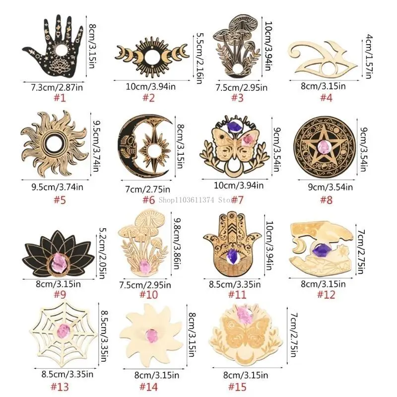 Soporte exhibición roca, soporte piedras preciosas madera, soporte bolas para