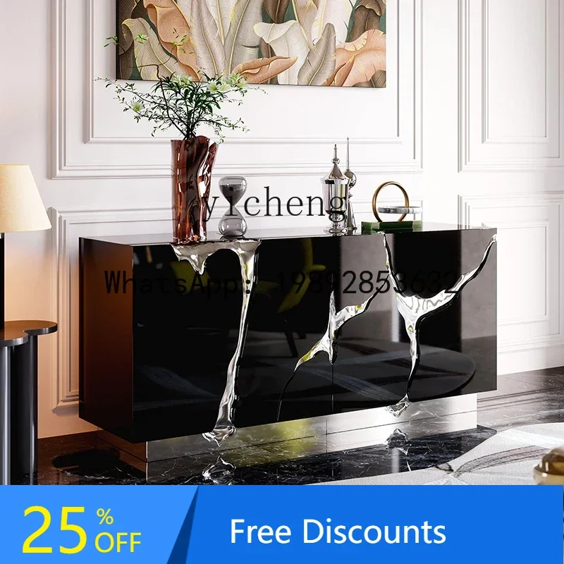 minimalist dining side cabinet living room modern minimalist decorative cabinet light luxury bedroom storage chest