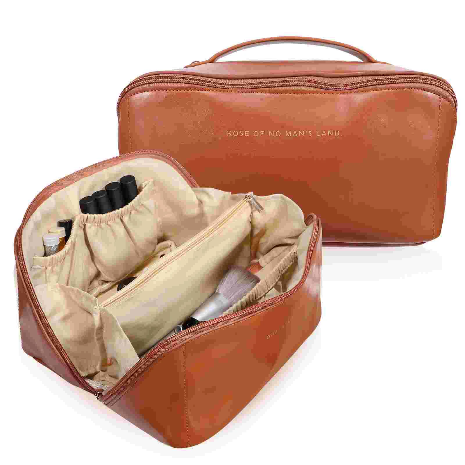 

Bag Makeup Storage Container The Tote Cosmetics Pouch Traveling Toiletries