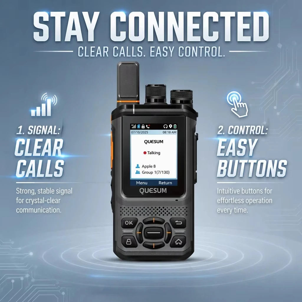 MP50c 4G PoC Smart Walkie Talkie Zello IP67 Waterproof 2.0