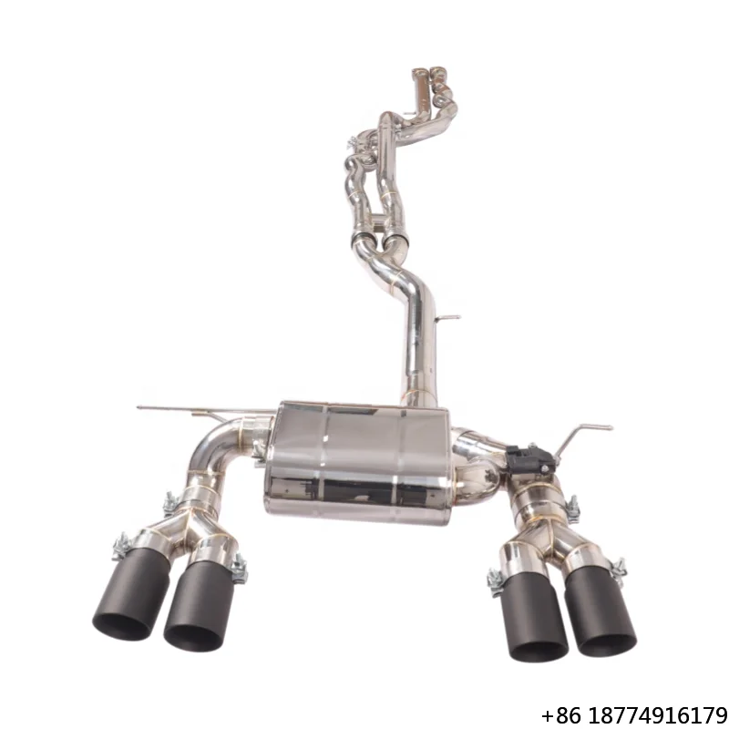 

Exhaust Valved Single Midpipe Catback for M3 M4 F80 F82 S55 Equal Length Mid Pipe Valvetronic System Escapes