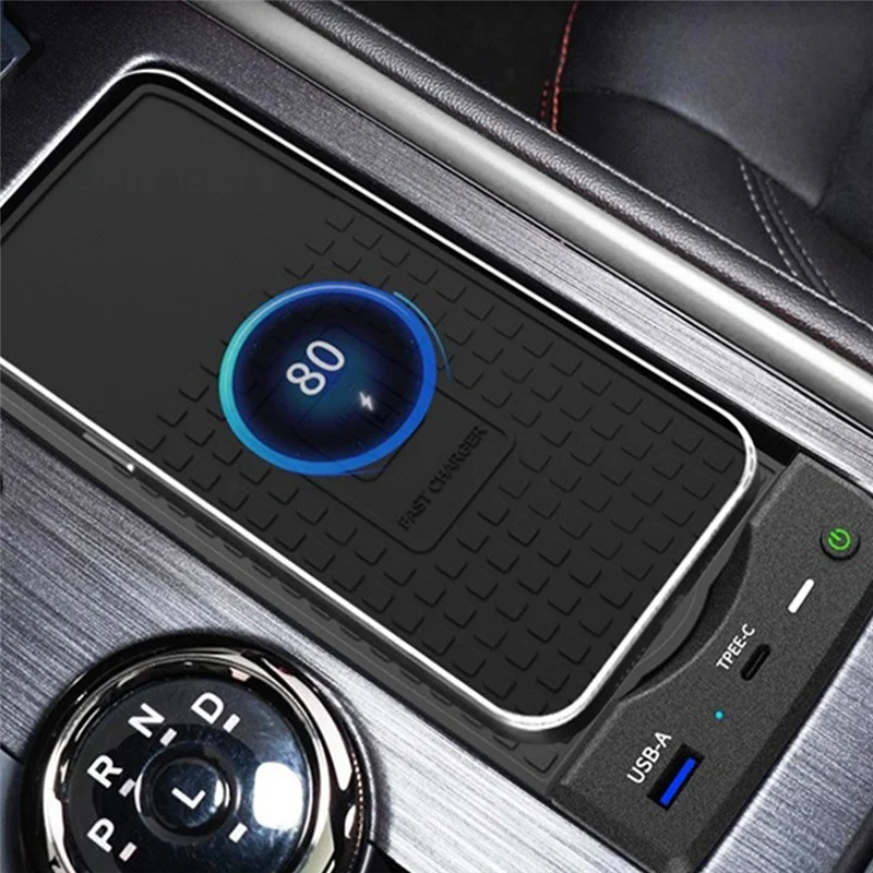 

Точное автомобильное беспроводное зарядное устройство для Ford Mondeo 2022 2023, аксессуары, адаптер для быстрой зарядки сотового телефона