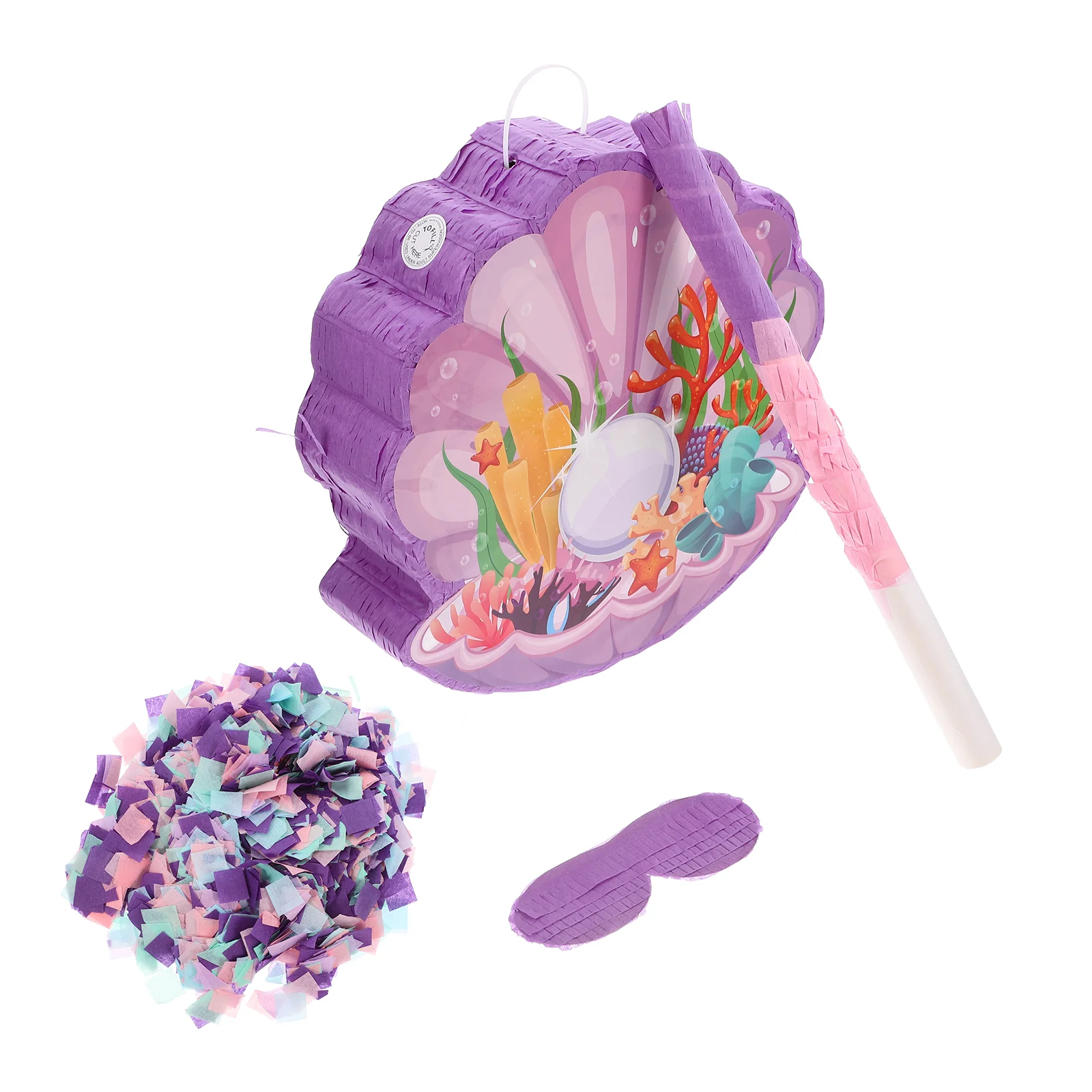 

Shell Pinata Funny Gifts Birthday Party Favor Toy Decorative Candy Filled Props Game