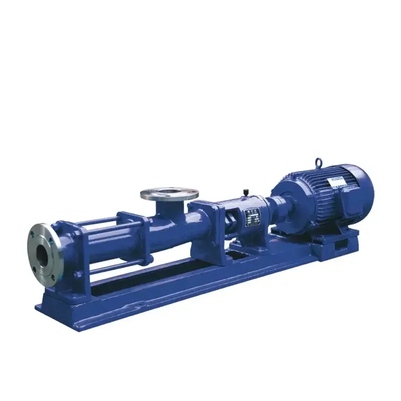 Electric Crude oil transfer single screw pump mud rotor slurry pumps Molasses pump