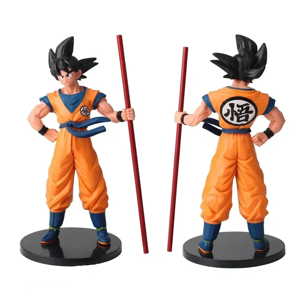 Hot Dragon Ball Son Goku Super Saiyan Anime Figure 22cm Goku DBZ Action Figure Model Gifts Collectible Doll Kids Birthday Gift