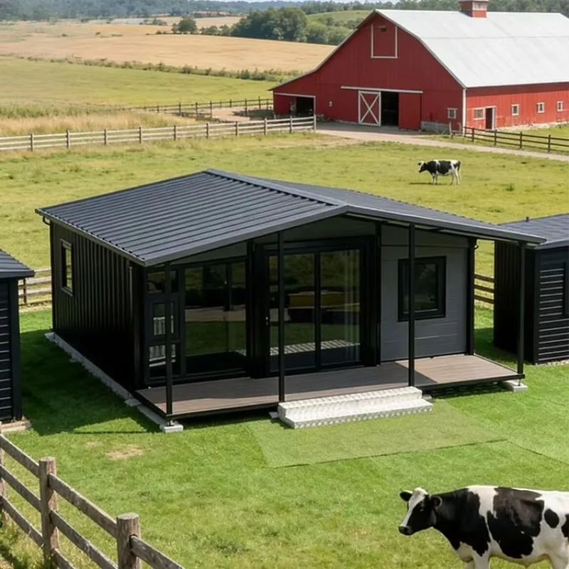 1 2 3 4 Bedrooms Container Houses Portable Prefabricated Tiny Homes Prefab House Modular Luxury Container With Restaurant
