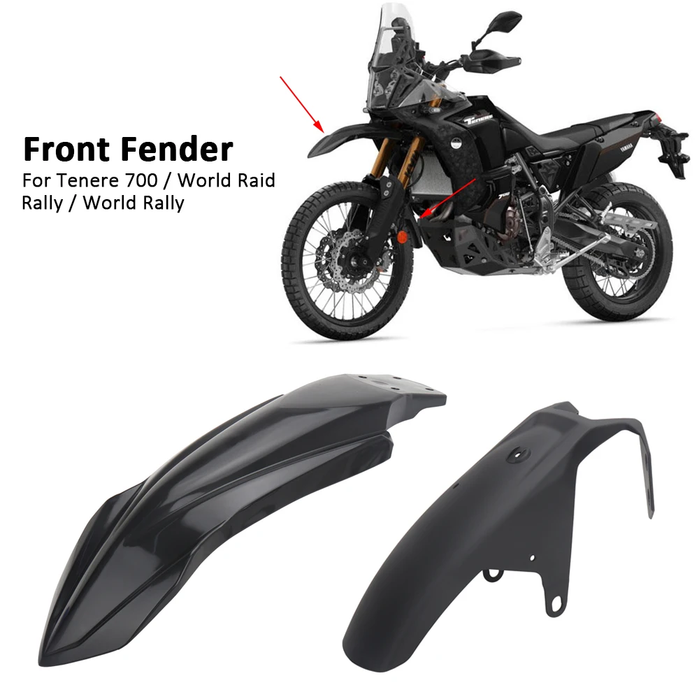 

Motorcycle Front Fender Mudguard For Yamaha Tenere 700 TENERE 700 World Raid Tenere700 World Rally Mud Guard Plastic Body Cover