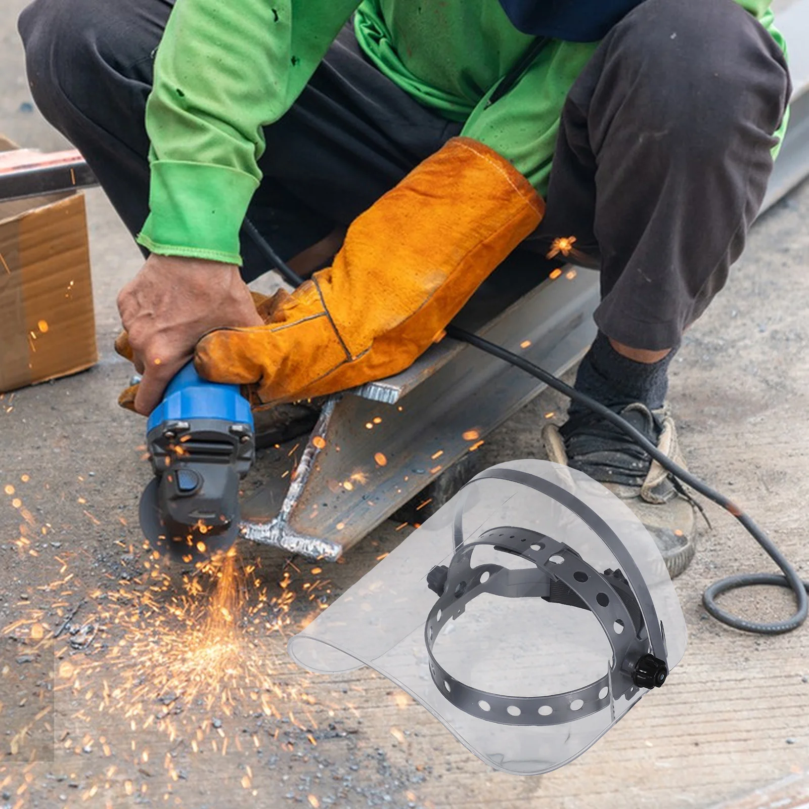 

1 шт., защитный экран для лица, прозрачный чехол из ПММА, маслостойкая маска, защита от капель, перегородка для кухни, наружного использования