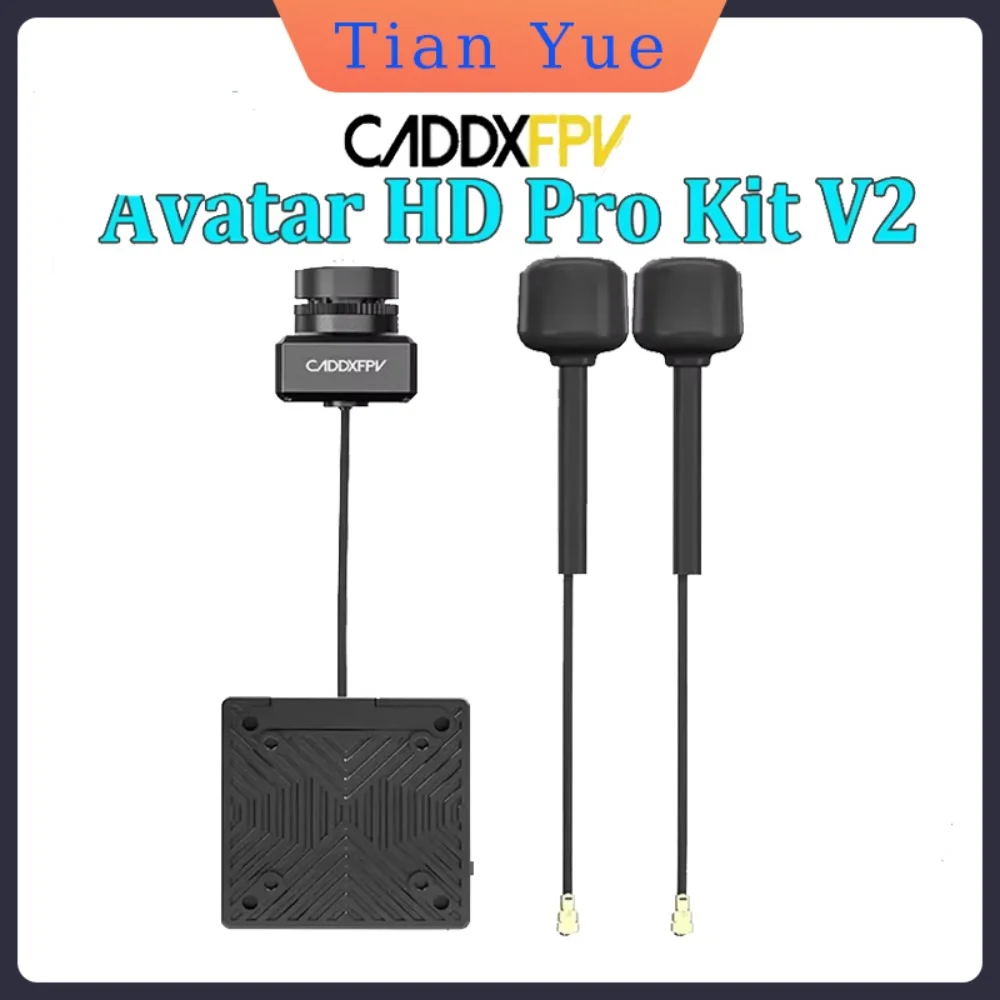 

Caddx New Walksnail Avatar HD Kit V2 / Avatar HD Pro Kit Dual Antennas Version Gyroflow+32G for FPV Freestyle Drones DIY Parts