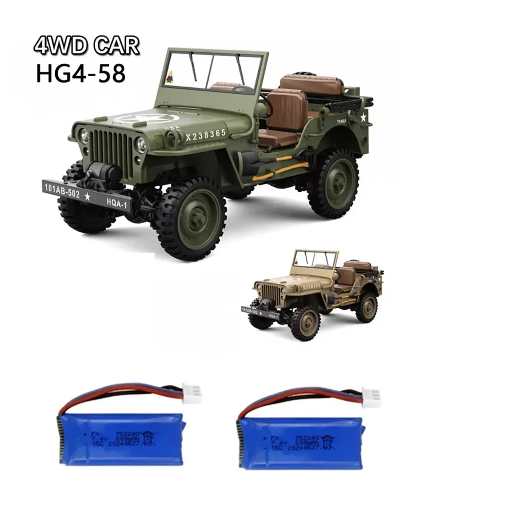 1/2/3pcs 7.4V 600mAh  Battery Use For HG4-58 Parts Battery