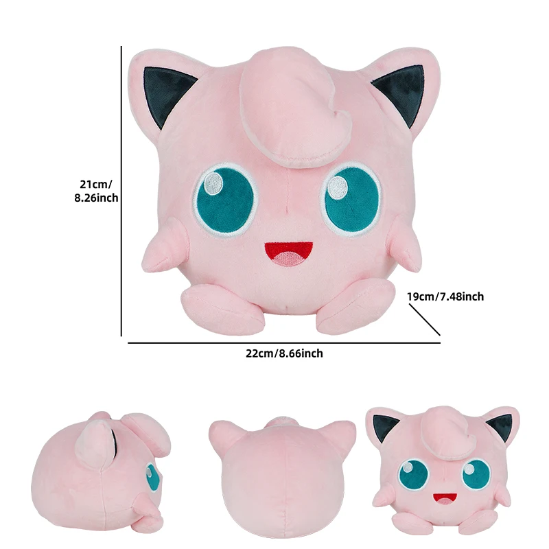Originele Jigglypuff Knuffel Pop Knuffels Gengar Clefairy Marill Cartoon Kawaii Verjaardagscadeau Voor Kinderen Collectio