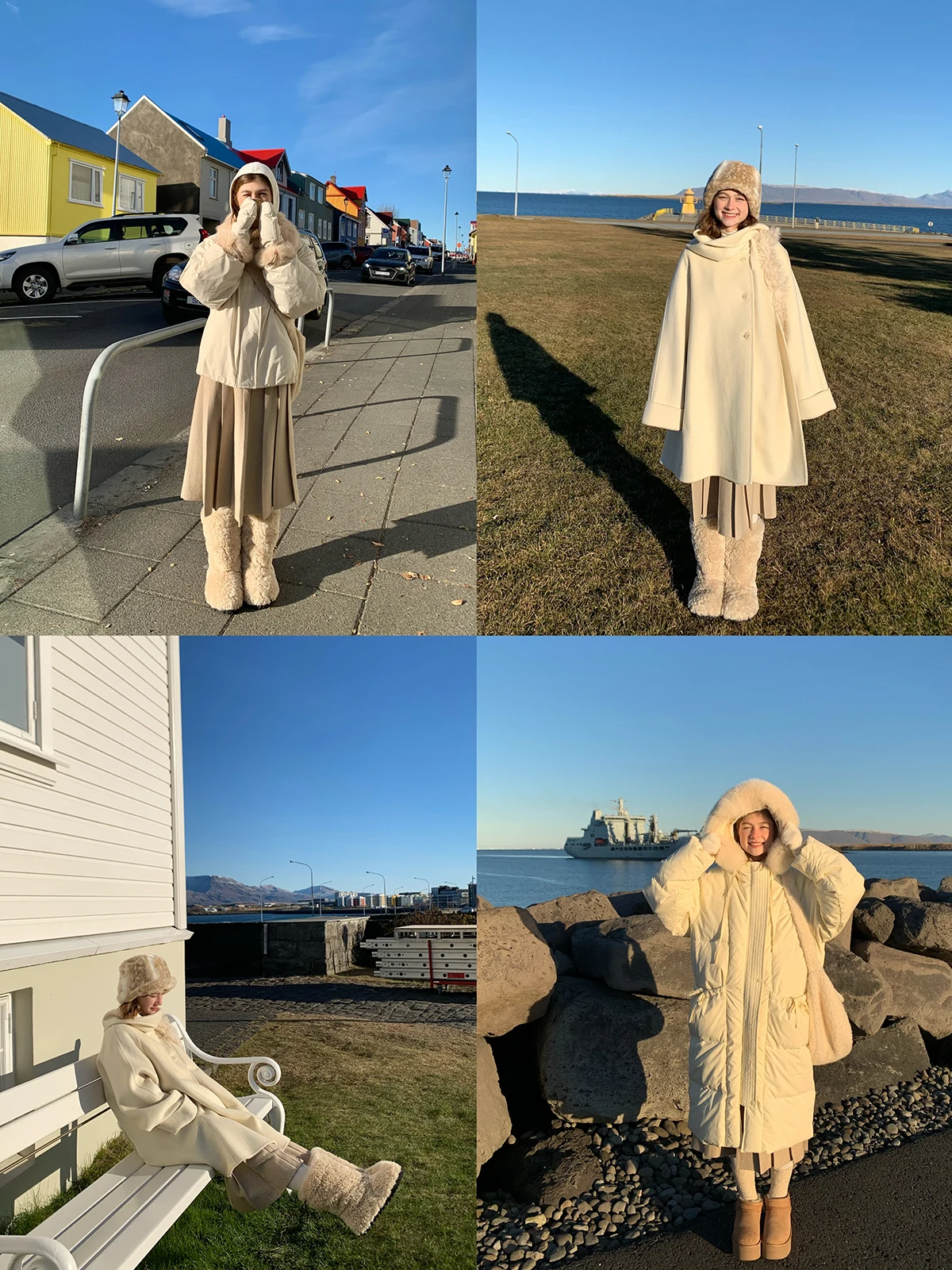 

Nordic Sle Woolen Knitted Pleated Skirt High Waist Casual Skirt for Ladies Winter Collection Kernel Cosmos