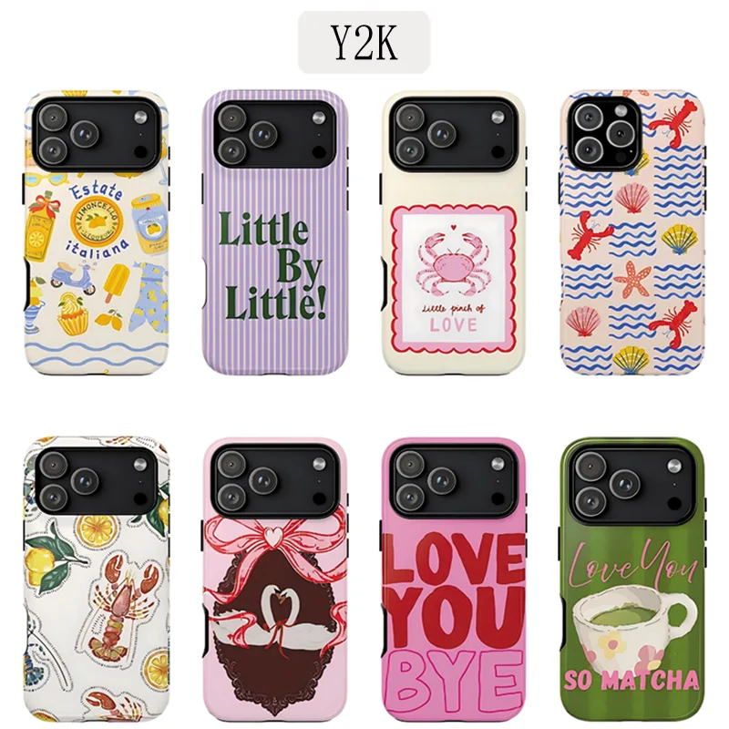 Luxury Lobster Crab Phone Case for Samsung Galaxy S20 S23 S24 S25 S26 FE Plus Ultra Edge 4G 5G Luxury Double-layer Back Cover