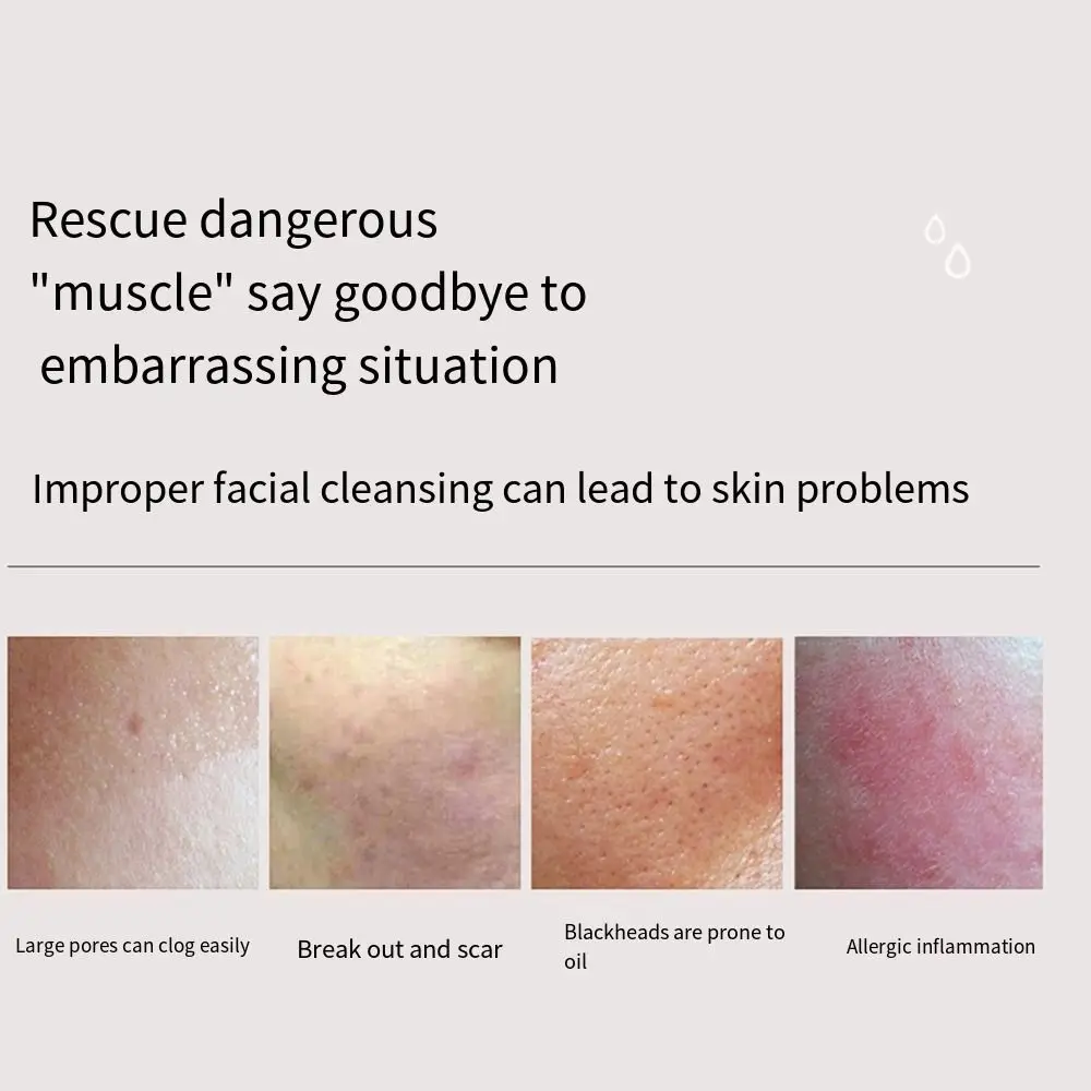 ทําความสะอาดลึกแปรงหน้าด้ามยาว Body Exfoliating Skin Care เครื่องมือแปรงทําความสะอาดผิวหน้า Blackhead Removal Cat Beauty