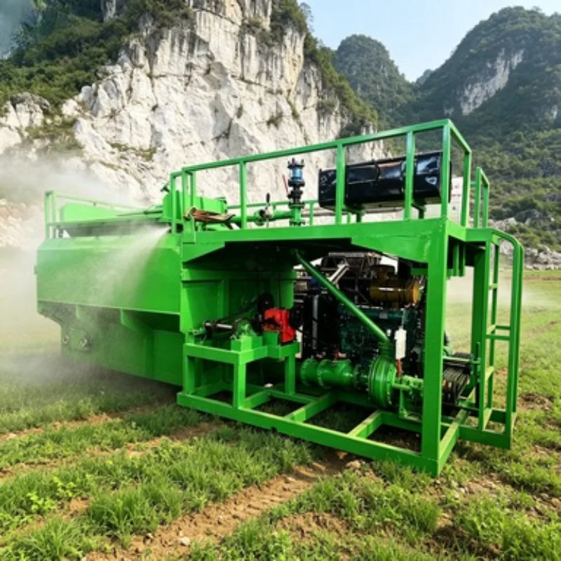 Hydroseeder Machine Grass Seeding Sprayer for Park Lawn Establishment Project