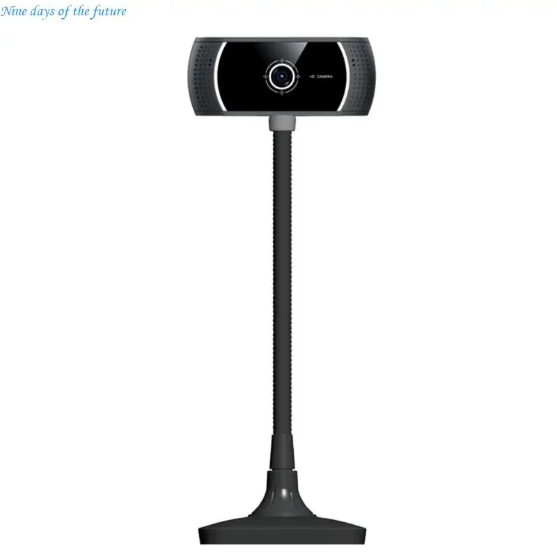 Alloy Base Rotatable USB Camera Autofocus Wedcam 720P Video For Remote Education Business Streaming E65A