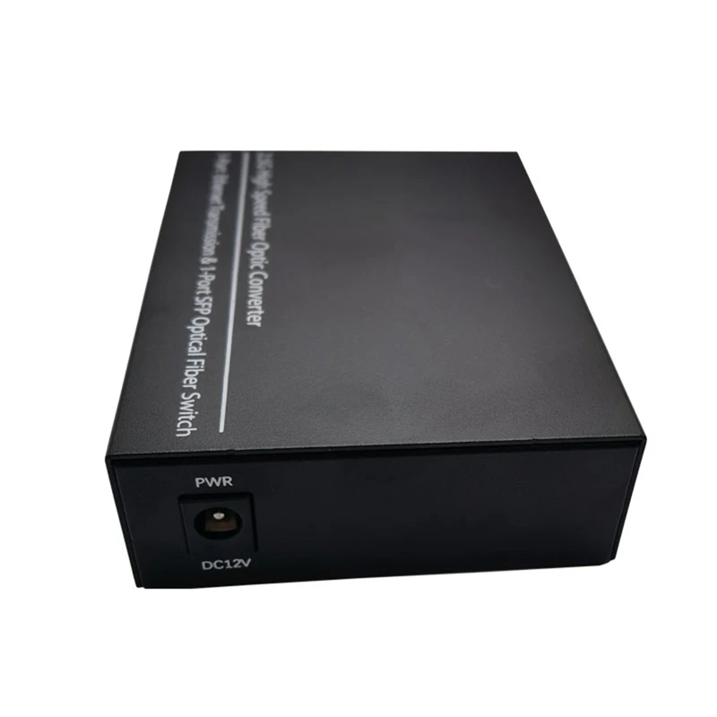 2.5G Fiber Optic Media Converter Gigabit SFP Transceiver 1000Mbps Compatible with Common E/GPON US Plug-A23R
