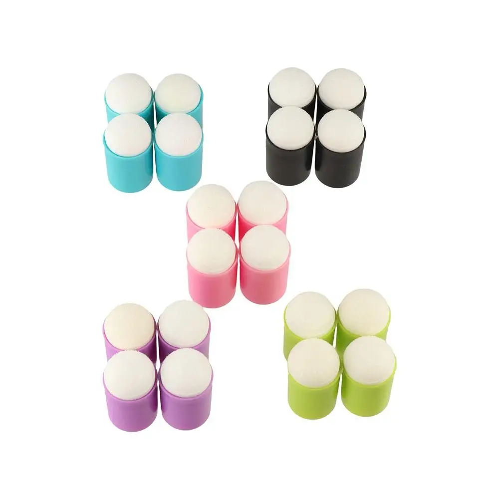5PCS Multi-function Inking Staining Finger Painting Sponge Craft DIY Dauber Sponge Smudge Painting Finger Cot Journal