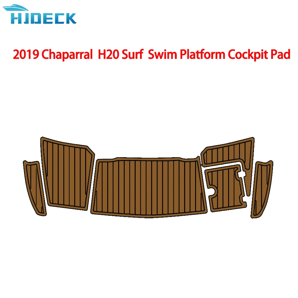 2019 Chaparral H2O Surf Traction Mat Foot Pad Self Adhesive Sport Cockpit Swimming platform Cockpit Pad Customizable