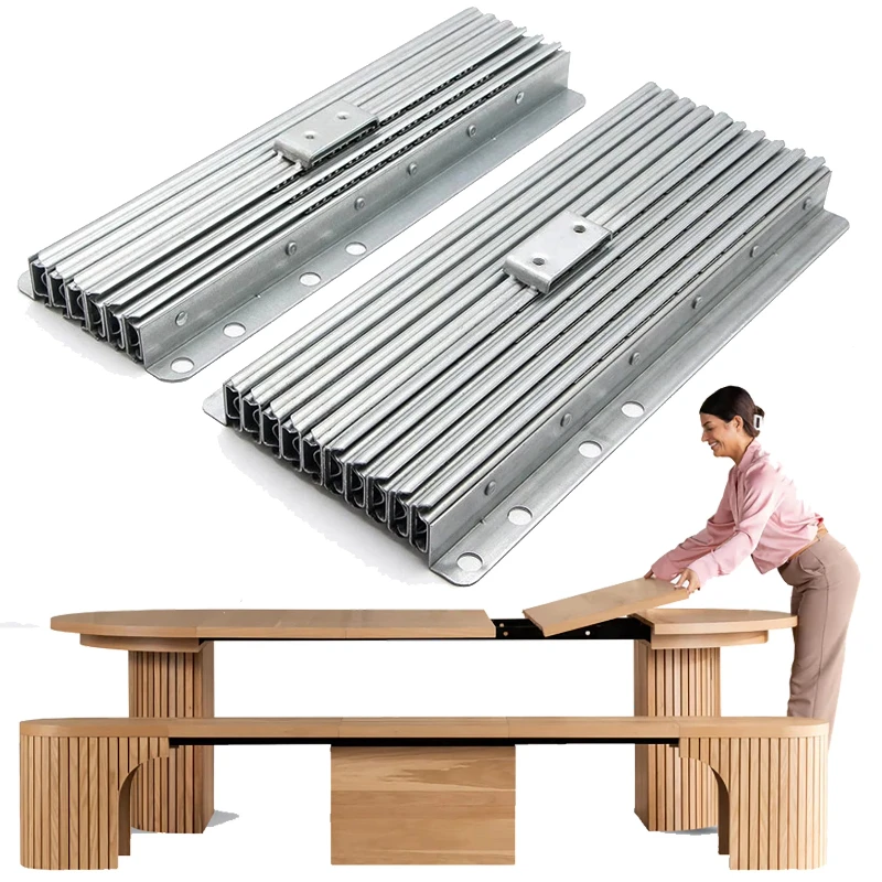 

Modern Heavy Duty Ball Bearings Multi-Layer Cabinet Countertop Slides for Kitchen Furniture Extensions