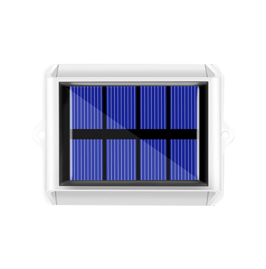 

2Pcs Solar L scape Lights Plastic Waterproof LED Fence Stair Pathway Garden Outdoor Lighting Decor Easy Install No