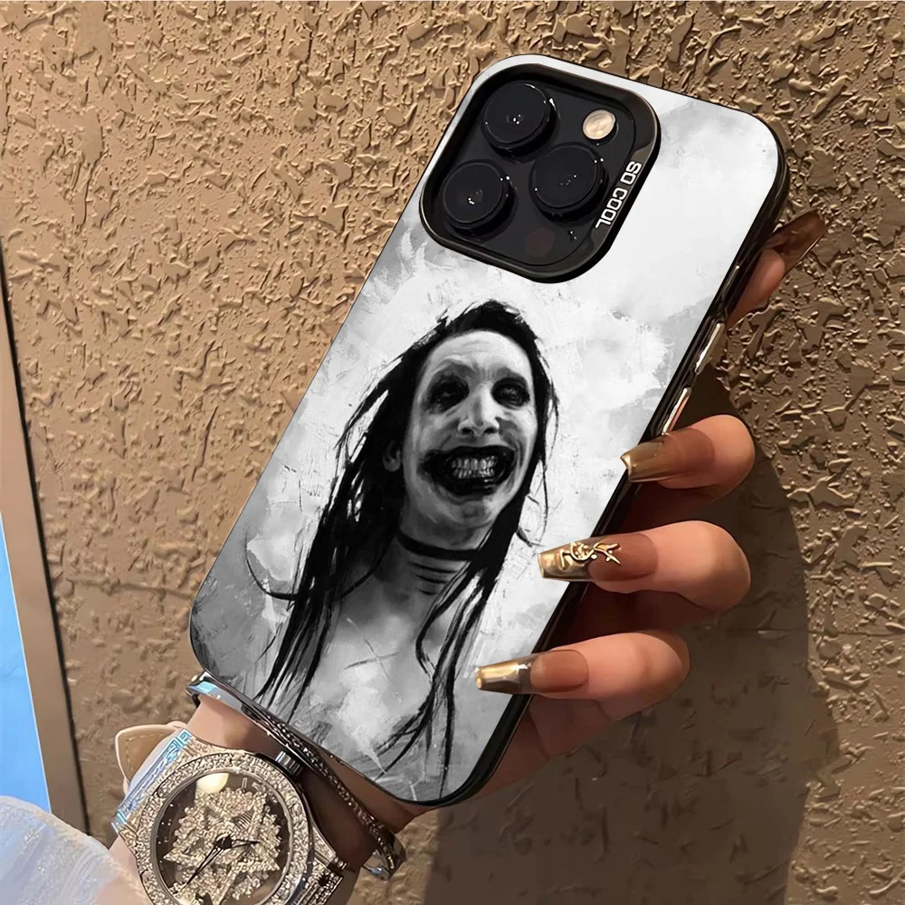 M-Marilyn Manson Singer Phone Case  Phone Case For iPhone 14 16 15 11 12 13 Pro Max Mini Plus Shockproof Cover