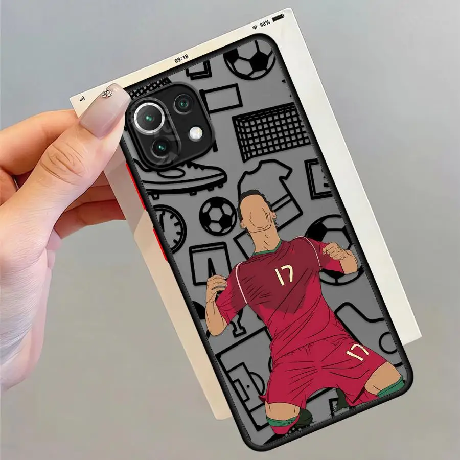 غطاء خلفي للهاتف لهاتف Xiaomi Mi 12x 10T 13 11 Lite 14 13 Pro 12T 11T كارتون كرة قدم رياضي رائع
