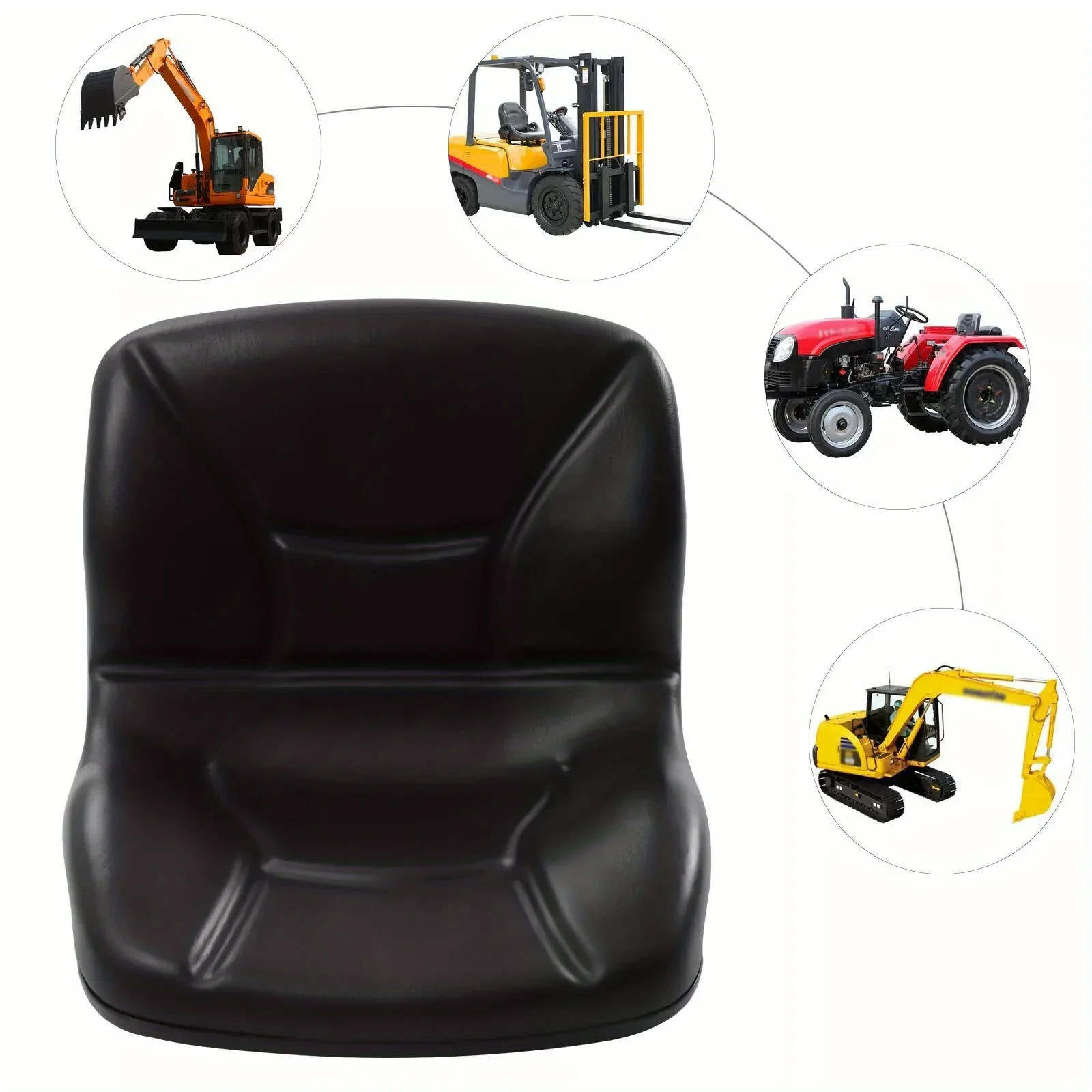 

Universal Forklift Seat High Back Mower Digger Tractor Excavator Loader Seat