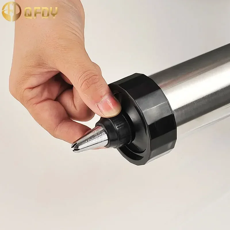 Stainless Steel Cookie gun  Baking Tools Cake Cream Decorating Gun Cookie Making Machine Nozzles Mold Pastry Syringe Extruder