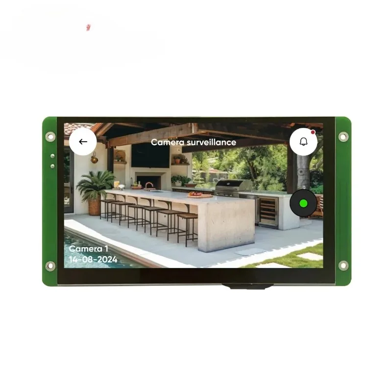 

7 Inch 800*480 TN TFT LCD Display 262K High Brightness FSK Bus HMI Touch Screen