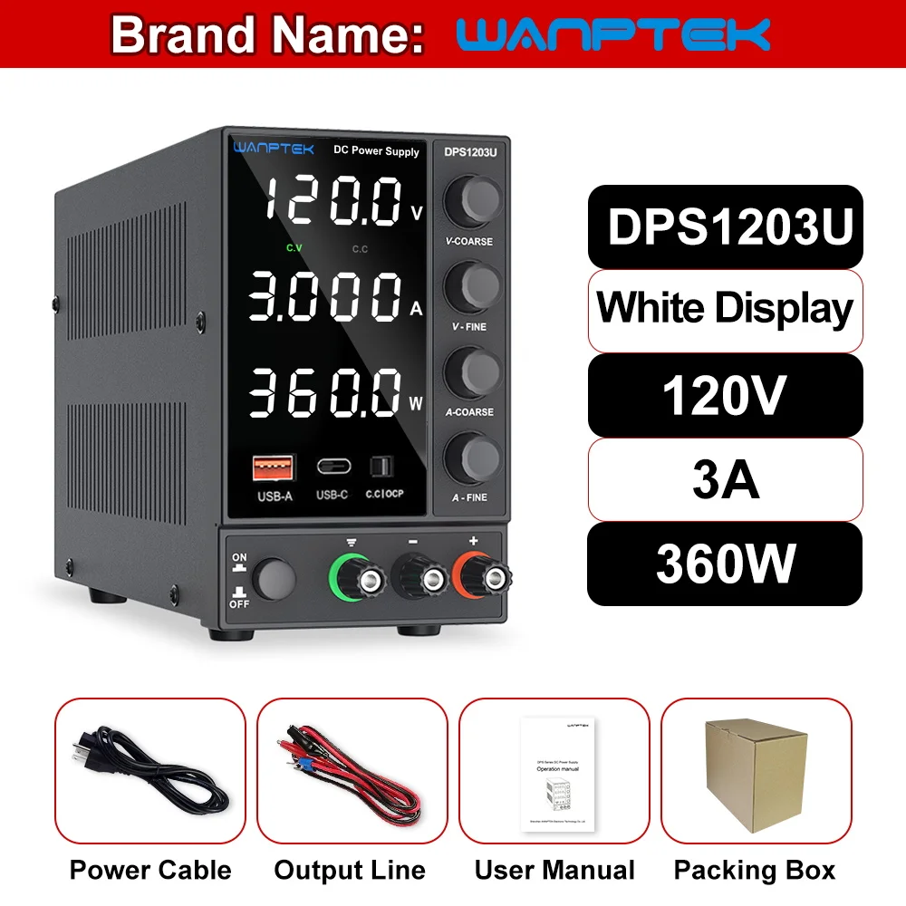 30V 10A DC Netzteil Einstellbare Digit Display USB Labor Netzteile Spannung Regler 60V 5A 120V3A für Telefon Reparatur
