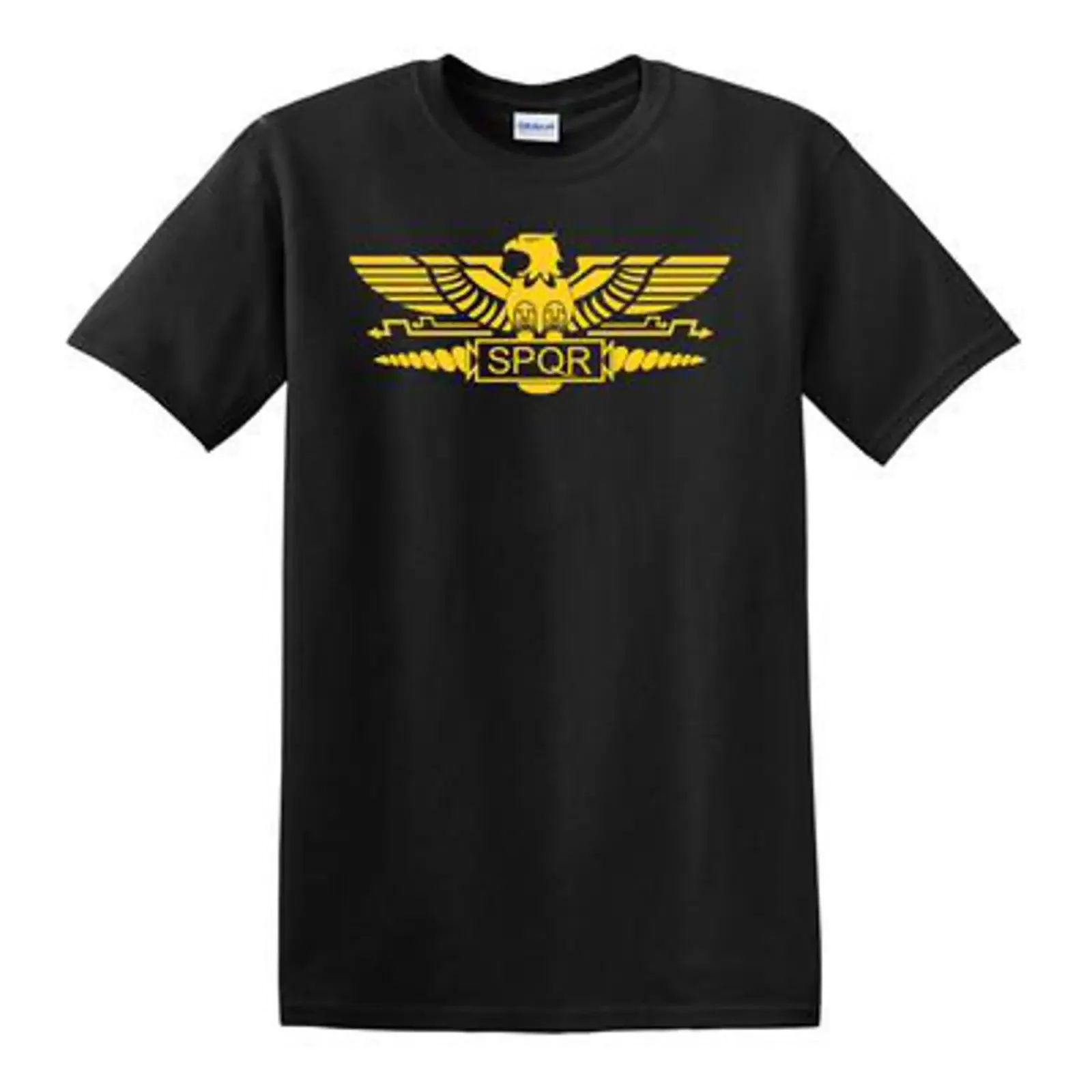 SPQR Roman Gladiator Imperial Golden Eagle T Shirt vintage Washed designer clothes fashion graphic homme Top For Everyday Wear