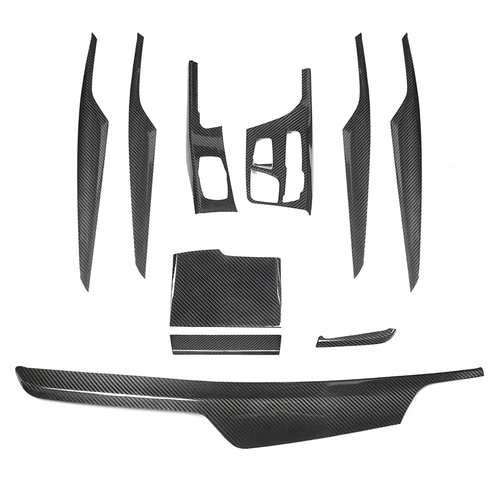 BMW 5 Series G30 G31 G32 G38 Accessories Sand Dry Carbon Fiber Car Interior Kit