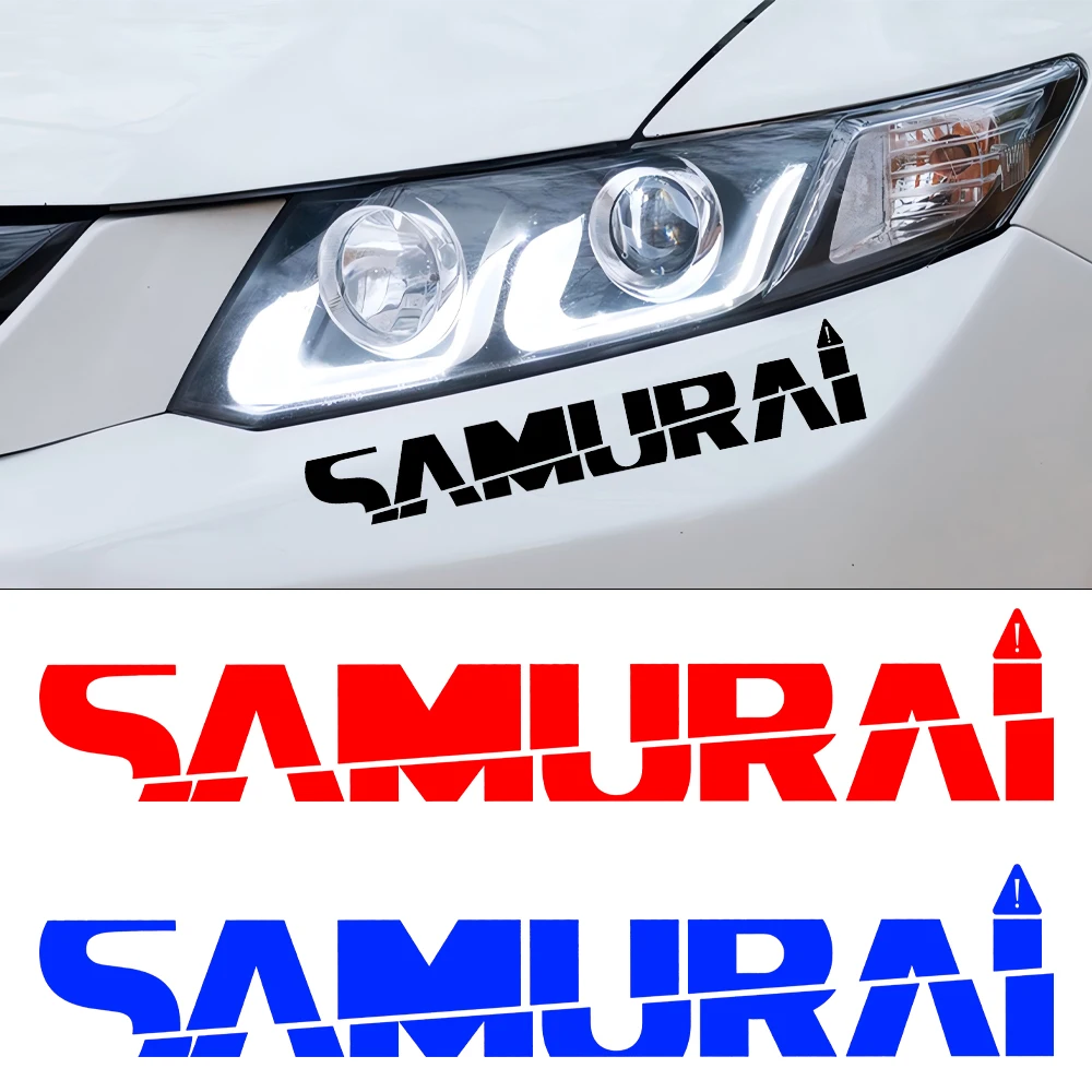 

For SAMURAI Car Sticker Reflective Waterproof Decal Auto Door Window Decoration for Honda Toyota Mazda Nissan Subaru Stickers