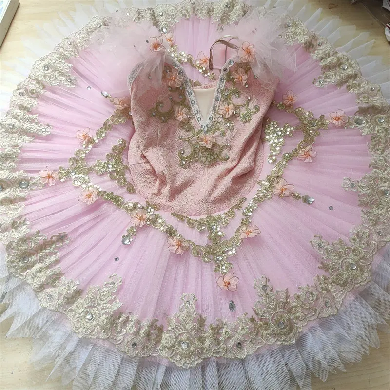 Sleeping Beauty Professional Ballet Tutu Pink Peach Yagp The Nutcracker Classical Pancake Ballet Platter Tutu Costumes