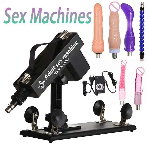 

Sex Machines for Woman Automatic Masturbation Pumping Gun 3XLR Sex Machines for Adults with Different Big Dildo A2 Machine Toys