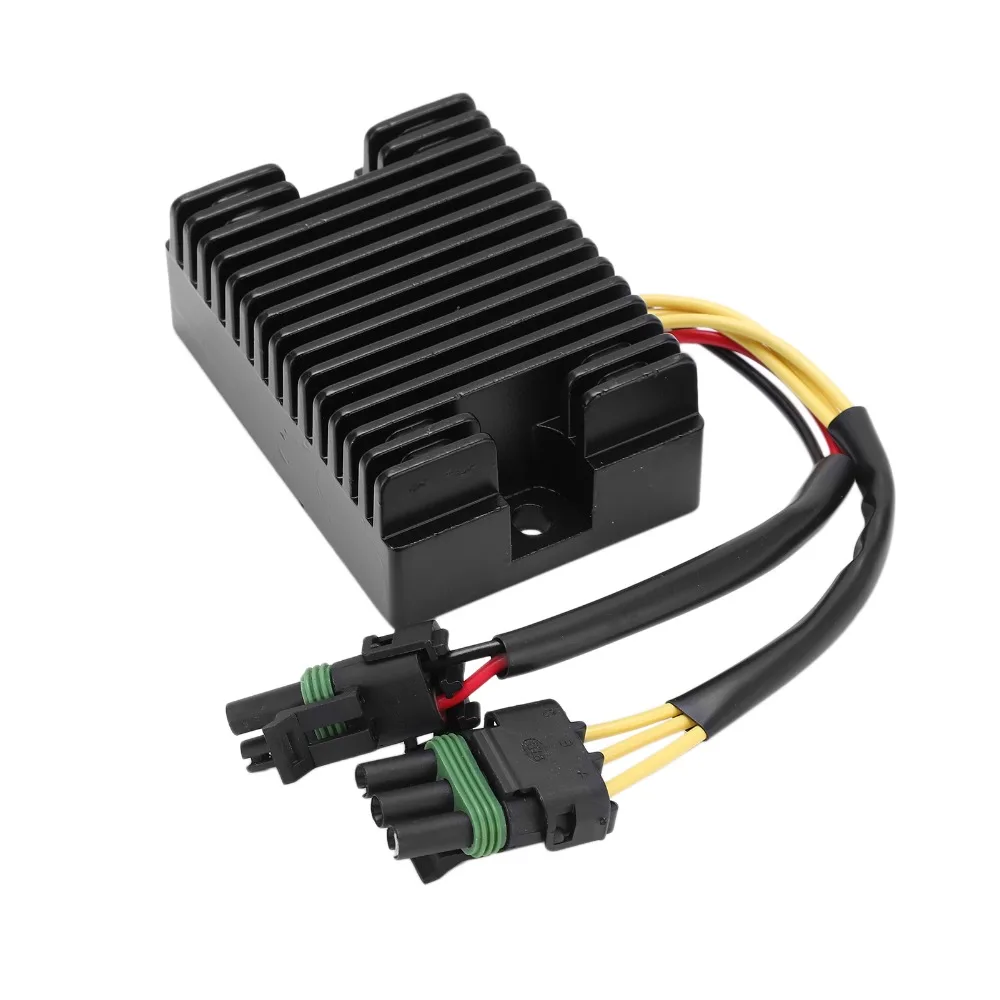 Black Voltage Regulator Rectifier Aluminum Shell High Output Replacement Voltage Regulato Boat Voltage Regulator For SeaDoo RX
