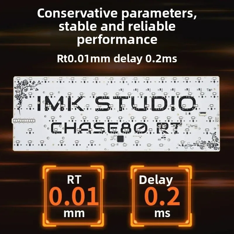 Custom IMK Chase80RT Magnetic Axis PCB Upper Lower Lights RGB Hot Swap RT0.01mm Delay 0.2ms for Gamer Keyboard Accessory Gift