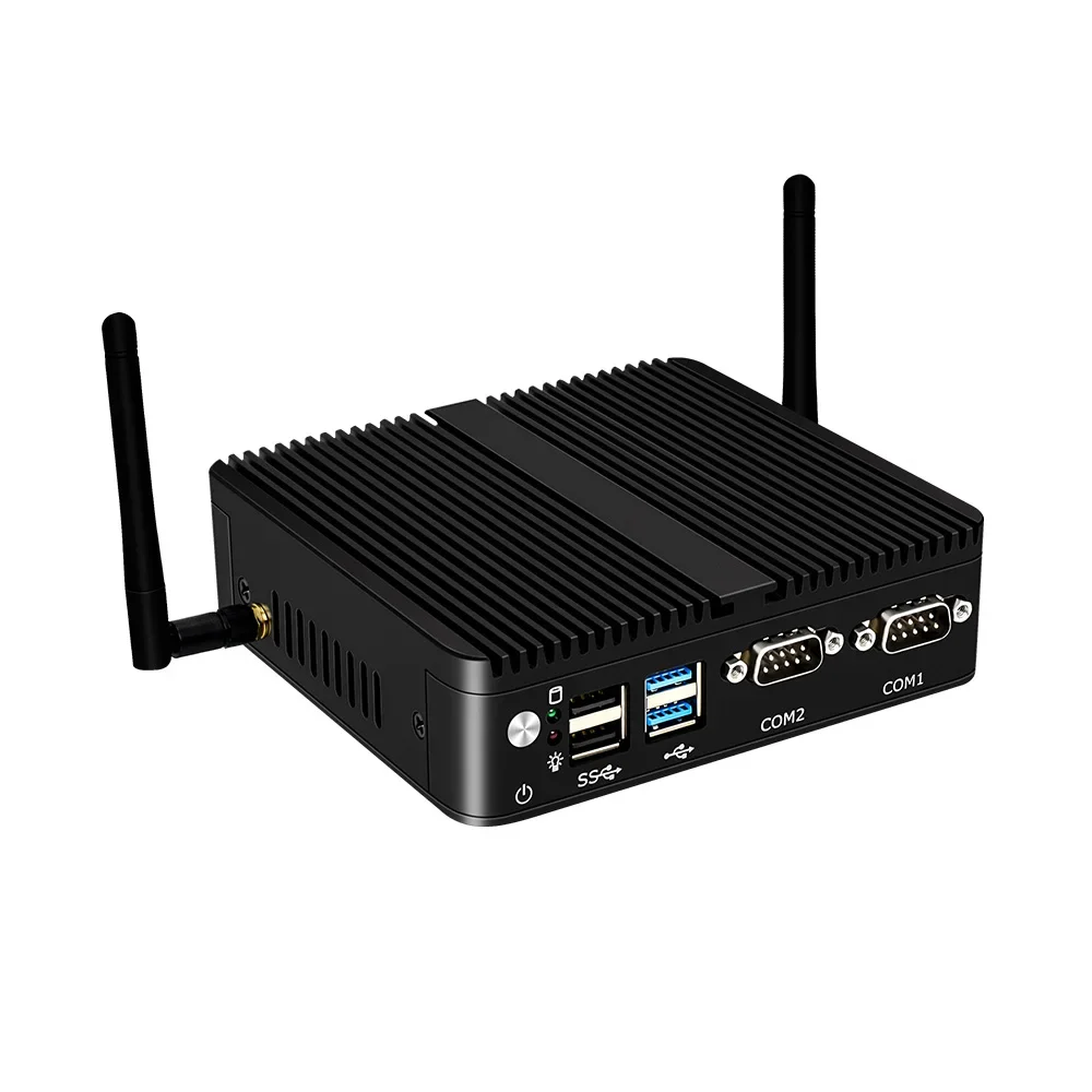 Low price Gaming Mini Pc Cele-ron J4125 N2830 4 Cores 4 Threads Support WOL RTC PXE Boot Industrial Fanless Computer