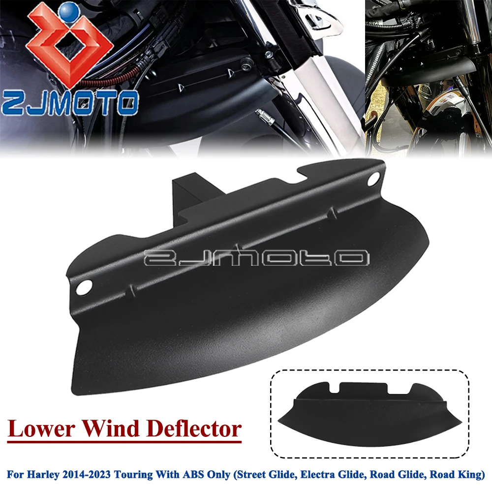 

Motorcycle Lower Triple Tree Wind Deflector For Harley Touring Road King FLHX FLHR Electra Street Glide FLH/T Road Glide 2014-23