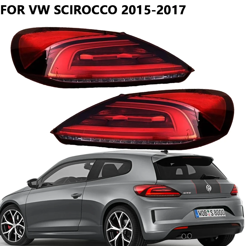 Taillight For VW Scirocco 2015-2017 Auto Accessories Rear Tail Light Headlight Brake Warning Lamp Turn Signal Taillamp 1K8945207