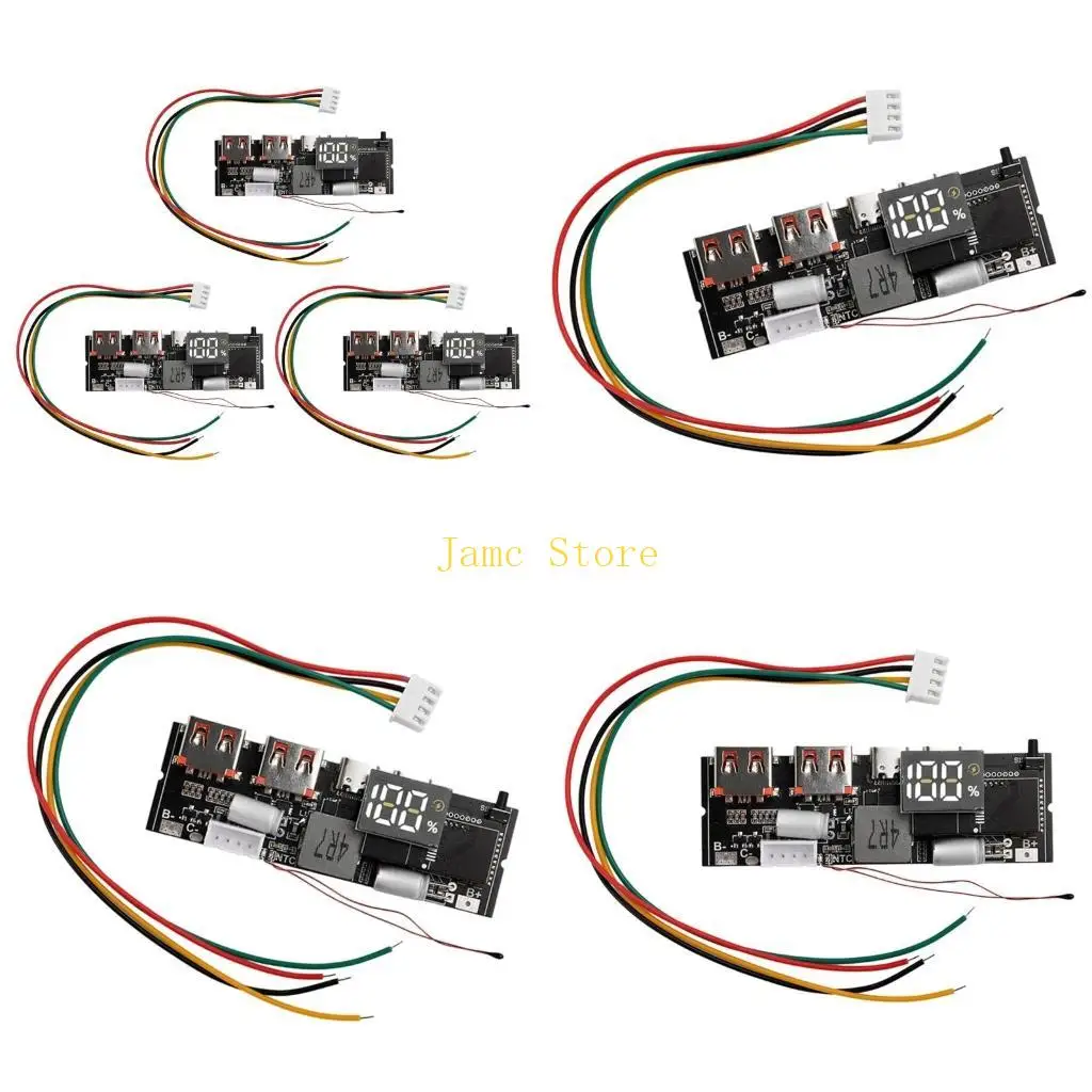 

LX0B 3S 4S 5S Мобильная модульная плата мобильного модуля с помощью QC3.0 PD100W 65 Вт.
