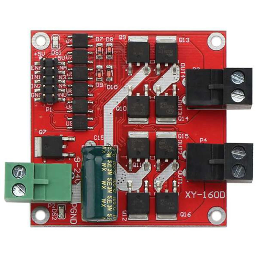 L298 Dual Channel Motor Driver DC 6.5 V-27 V 7A มอเตอร์ควบคุม,ไฟฟ้าโมดูลควบคุมมอเตอร์, มอเตอร์ควบคุมความเร็ว
