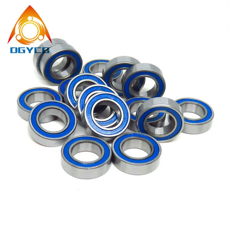 10pcs MR148 RS 8x14x4 mm ABEC-3 Miniature Ball Bearing 8 14 4 MR148-2RS RU Ball Bearings Blue Sealed For Axial SCX10 II