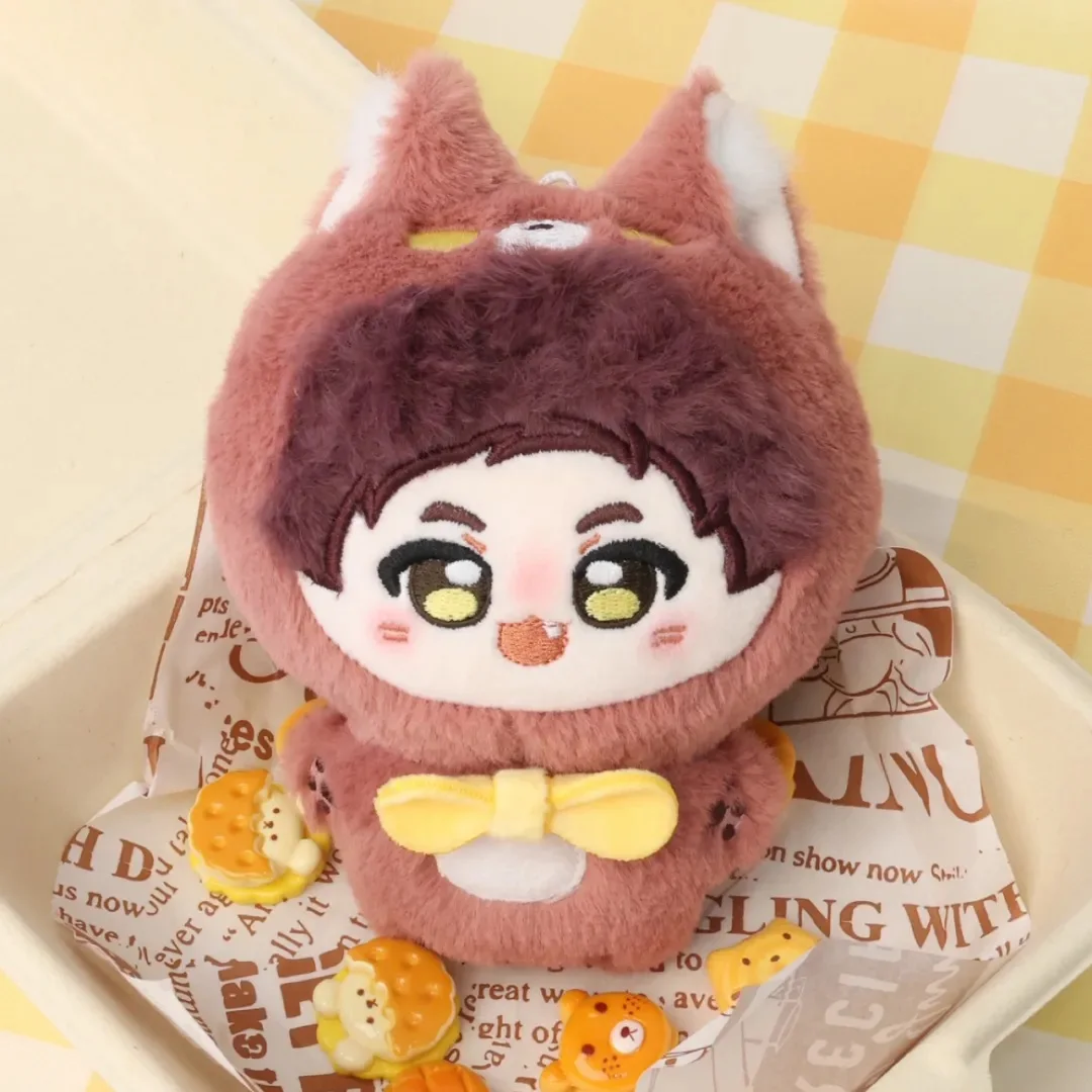 In Stock Love and Deepspace Valko Wolf Ear Pajama Wolf Stuffed 10cm Plushies Doll Keychain Bag Pendant Clothes Anime Game Toy