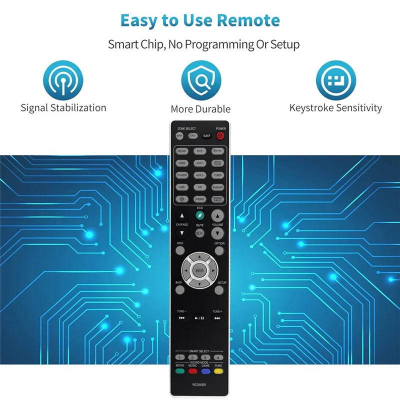 ABJF-remplacer RC035SR télécommande Formarantz récepteur AV stéréo SR6012 SR6014 SR5014 SR5013 NR1510 NR1609 NR1710