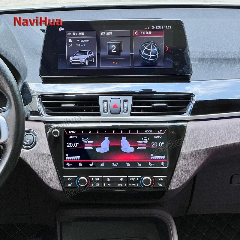 NaviHua  8.8'' Air Conditioning Climate Control Screen For BMW X1 2016-2022 AC Panel Touch Board LCD Digital