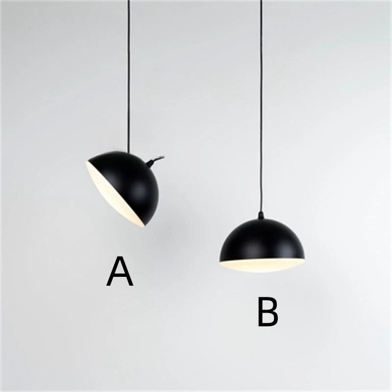 Imagem -06 - Crowd-modern Black Pendant Lamp Decoração da Sala de Estar Sala de Jantar Bed Side Hanging Light Design Réplica