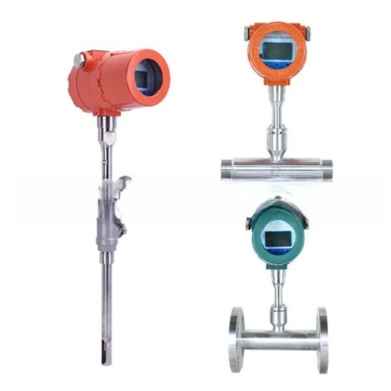 

High Precision, Thermal, Mass Gas Flow Meter, Plug-in, Pipeline, Compressed Air, Oxygen, Nitrogen,