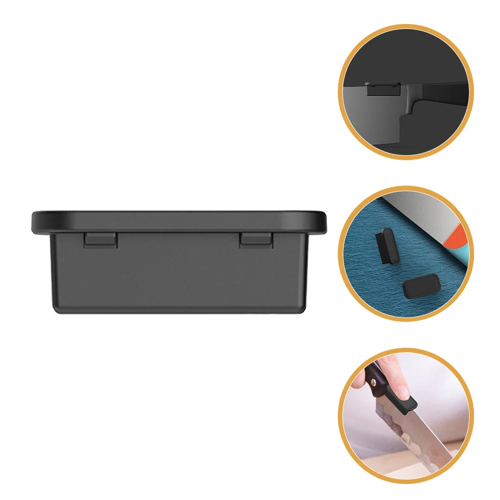 

Universal Work-saving Tool Kitchen Knives Magnetic Holder Stainless Steel Finger Guard